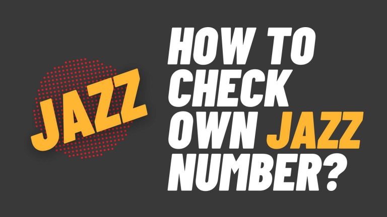 How To Check Own Jazz Number