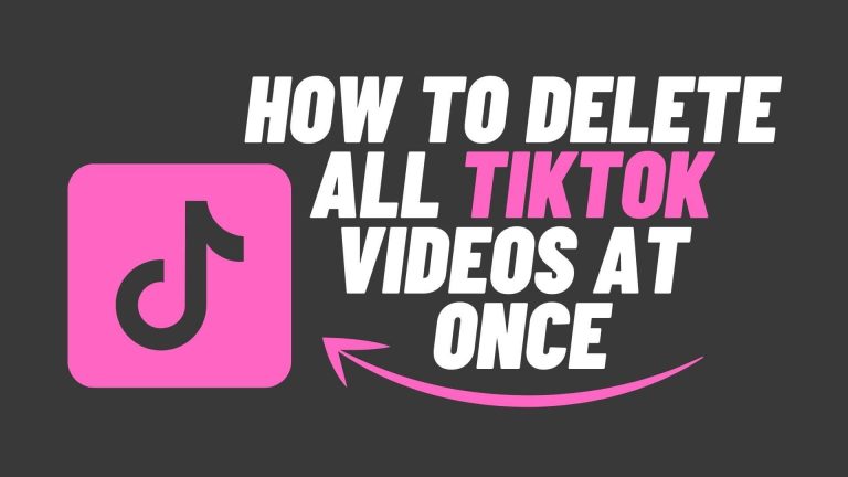 How To Delete All Tiktok Videos At Once?