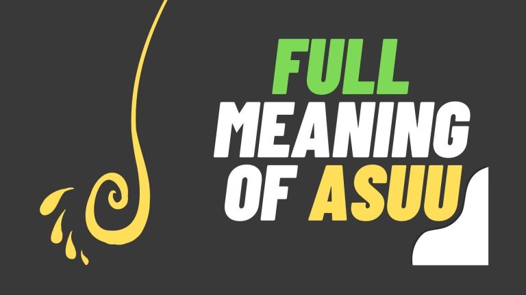 What is The Full Meaning of ASUU